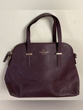 Kate Spade Plum Cedar Satchel
